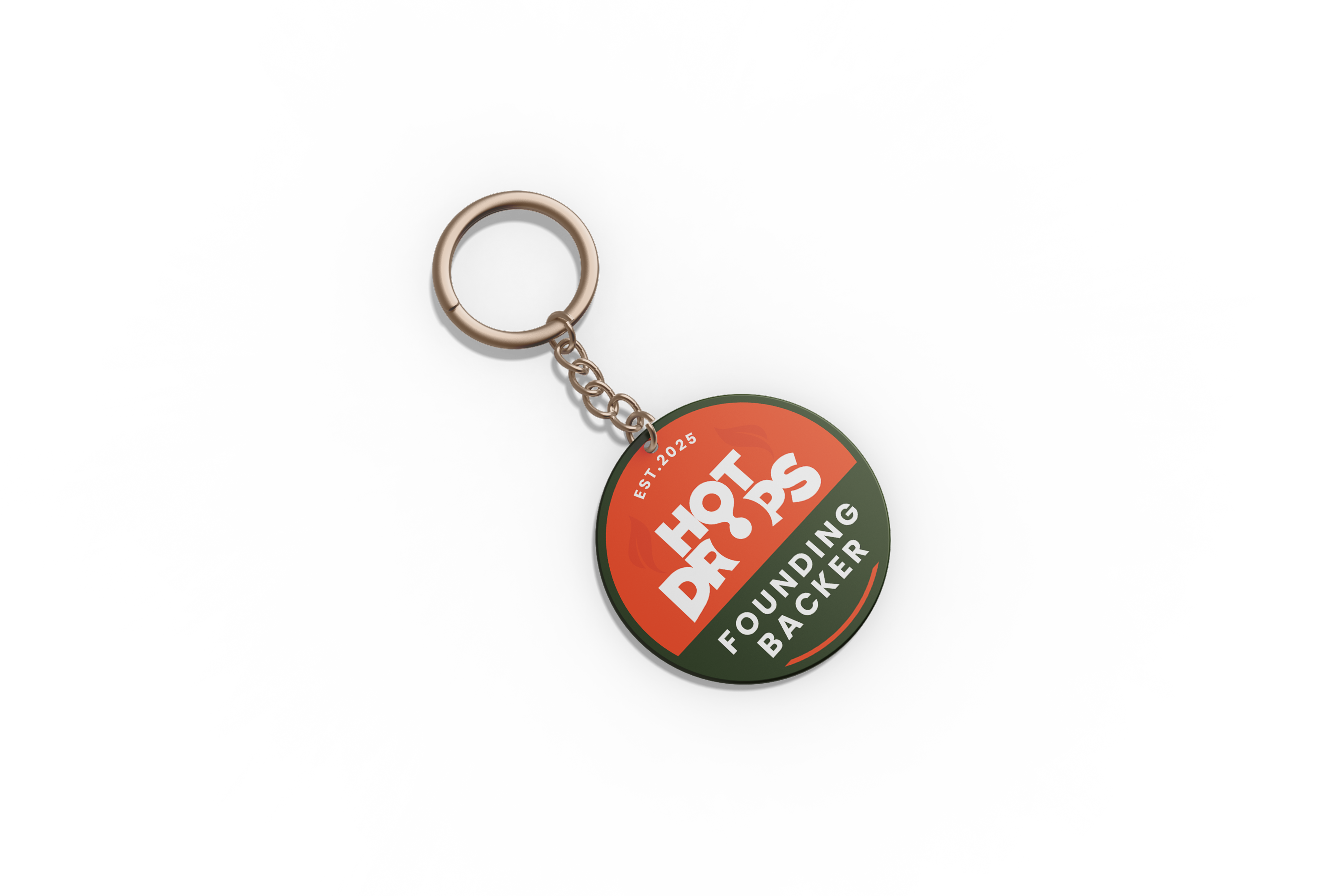 HOT DROPS Founding Backer Key Ring